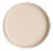 Mushie - Classic Silicone Plate - Shifting Sand - 18.5 x 18.5 x 2.3 cm