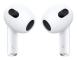 Apple AirPods - 3. generationen - äkta trådlösa hörlurar med mikrofon. - öronspets - Bluetooth - vit | Lightning laddningsfodral