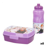 Lunchlåda med tillbehör Frozen 380 ml 17 x 5,5 x 13,5 cm (6 antal)