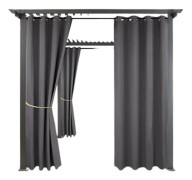 Utomhusgardiner, mörkläggande för trädgården, vindtäta, 132x213cm (B x H)