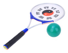 Handtag av aluminiumlegering Silikonansikte Äldre Träning Fitness Tai Chi Mjuk Styrka Racket med