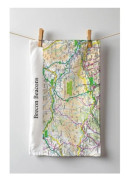 OS Map Tea-towel - Brecon Beacons National Park