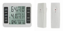 Digital kyl- och frytermometer med larm och trådlös sensor
