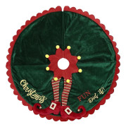 Christmas Tree Skirt, Christmas Tree Skirt Base Cover Christmas Tree Blanket Christmas Tree Decoration for Indoor and Outdoor Decoration