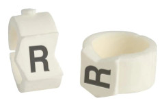 Brady SCN-36-R, Svart, Vit, Nylon, 50 styck, 8,6 mm, 1,11 cm