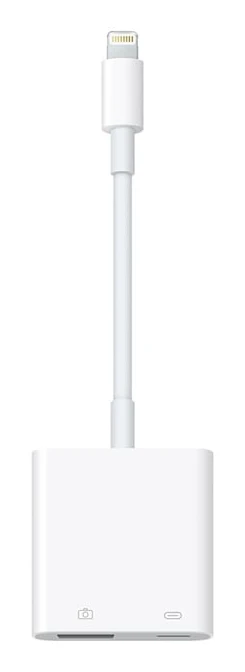 Adapter Lightning till USB med strömförsörjning