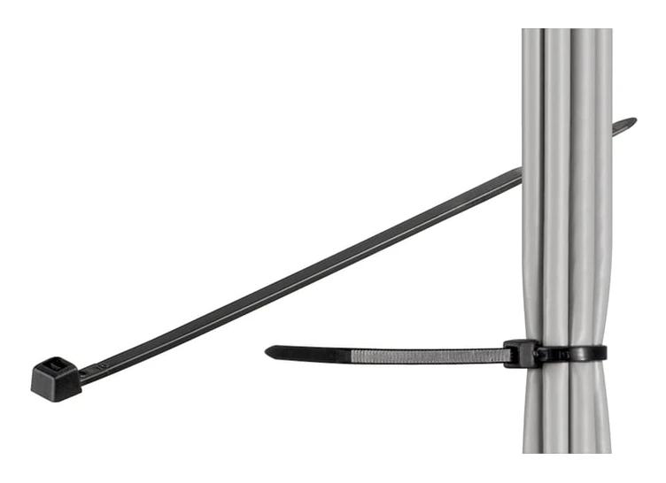 Pro Cable Ties Black - 2.5mm/100mm