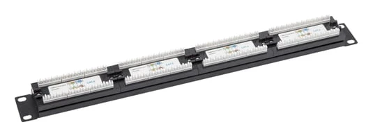 19”-patchpanel UTP Cat. 6 24 portar