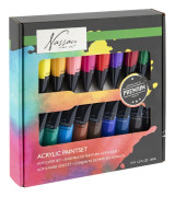 Akrylfärg i låda : 18 färger x 36 ml 9788776391881