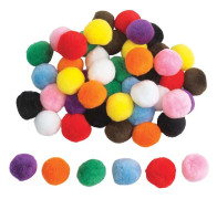 Colorations - Colored Pompoms 5cm 50pcs.