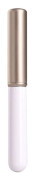 Läppborstset, Läppglansborste Applikator Bärbar Läppborste för Exakt Läppstift och Ögonskugga Applicering, Kompakt och Resevänlig Design med Mini white peach color