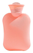 Varmvattenflaska för smärtlindring, termoplastiskt material för kall och varm användning, läckagesäker design med längre värmebevarande, multifunktionell varm och Pink 1000ml