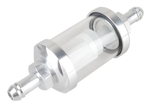 Bensinbränslefilter - Universal - Bensinfilter - Transparent - bensinfilter - universal inline bränslefilter - tvättbart - gasfilter