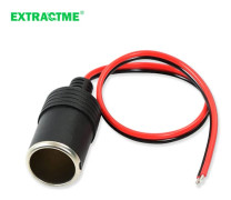 Extractme 12V Bil Cigarettändaruttag Båt Cigarettändarplugg Kontaktadapter Cigar Uttag Strömkontakt Biltillbehör