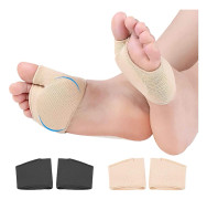 Metatarsal Ärmskydd Mjuka och Bekväma Trampdynor Smärtlindring Framfotsdynor för Kvinnor och Män, 2 Par Small (2 Pair)