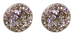 Magnetiska örhängen i kristall, set med falska stiftörhängen, clip-on, icke-piercing, unisex