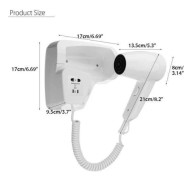 NEUFU Hårtork Väggmonterad 1200W 220V EU Fläkttork Klädtork Hotell Hem Y672 C0C92C
