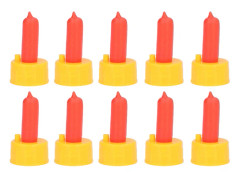 10-pack lammnäring ersättning dinappar röd föräldralös liten djurmatare