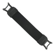 Ny Tablet Universal Handremhållare PU Läder + Sammet Elastiskt Band Handtag~02891