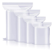 Återförslutningsbara plastpåsar med greppförslutning, transparenta, för förvaring av nötter, spannmål, samlarobjekt, kläder - 10X15cm 100ST
