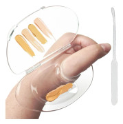 Makeup Blandningspalett Kan Förvara Flytande Foundation, Hålla Akrylpalett, Konstnärlig Nagelpalett, Pigment Transparent Makeup Palett För Foundation Makeup