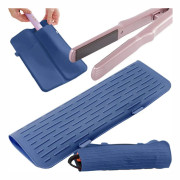 Heat-Resistant Silicone Travel Case for Hair Straighteners and Curling Irons, Multi-colored