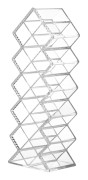 Kosmetisk Displayställ, Högkvalitativ Akryl Stapelbar Fiskformad Läppstiftstorn, Klar Läppglansorganisatör, Elegant Design, Solid Akrylmaterial