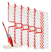 5-pack ersättningsmoppar för Vileda 1-2 Spraymax - Tvättbara - Med sprayfunktion - Återanvändbara - Mikrofiber - Passar alla golvtyper