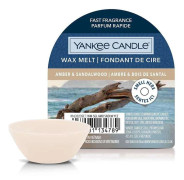 Yankee Candle Amber & Sandalwood, Rund, Vit, Bärnsten, Sandelträ, Kardemumma, Peppar, tonkaböna, Bärnsten, Karamell, lavendel, Cederträ, Patchouli, S