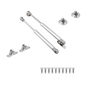2 ST 100N Gasfjädrar Möbel Hydraulisk Fjäder Gasdämpare Pneumatisk Arm kompatibel Lyftdörr Skåp Kök Möbler Skåp Garderob Sovrum