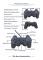 (Svart) Gamepad - Shock Controller - PS2 - Kabelansluten - Vibration - Ergonomisk Black