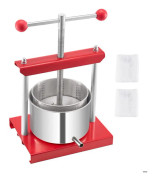 Manuell Vinpress - DUOKU - SFP-3L - Rostfritt Stål - 3 L - Kompakt och Lätt