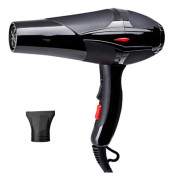 Avancerad Professionell Keratin Protect Hårtork - Svart - 3000W - Negativ Jonteknologi