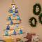 Julnedräkning till jul, DIY adventskalenderpåsar för heminredning, återanvändbar adventskalender med träklämmor och hampasnöre, hängande advent