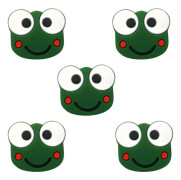 3,3 cm Tennisdämpare Söt/Rolig 5-pack Groda Tennisracket Vibrationsdämpare Mjuk Silikon Tennisracket Stötdämpande Tennisdämpare Tennisgåva A