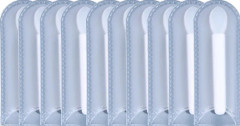 Silikon Läppborste Set Mini Mjuka Portabla Sminkborstar Läppstift Läppbalsam Applikatorborstar Läppvård Skönhet Sminkverktyg 10st