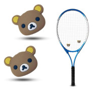 2 ST Tennisdämpare Söt Tennisracket Dämpare Tennis Stötdämpare Djur Tennis Vibrationsdämpare Dämpare Tennisracket för Tennistillbehör