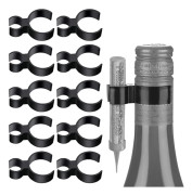 Champagne Clip, Flasklämma, Champagneflasklämmor, Hållare för tomtebloss, Flaskhållare, För bröllop, Födelsedagsfest, 10 st