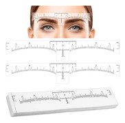 50 st Eyebrow-mallar - Engångsbryn-mallar, Microblading Eyebrow-mall, Brynmätverktyg, Eyebrow M