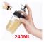 Salladsdressing Shaker, Juice Blandningsflaska, Salladsdressing Mixer, Sojasås Mixer, för Sås, Matlagning, Sirap, Olja (240ML)