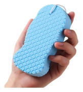 1 st 6,78x13,5x2,6 cm Supermjuk Exfolierande Badsvamp Exfolierare Svamp Återanvändbara Exfolierande Svampar för Kroppen