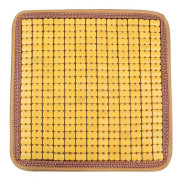Pärlkudde - Träpärlkudde Deluxe - Stolkudde - Bilsätesöverdrag Trä - 45*45cm - Massage Ventilation - Sittkudde -