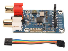 I2S ADC-ljud I2S-infångningskortmodul Master-slavläge Utvecklingskort Förlustfritt digitalt ljud I2S ADC-dekoder