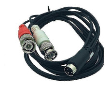S-Video 4-Pin till Dubbel BNC Hane Splitter Adapter Kabel 25cm/1.5m 0.25M 0.25M