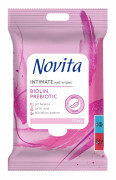 NOVITA Biolin prebiotiska våtservetter för intimvård 15 st
