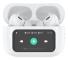 Celly: SoundLED True Wireless Bluetooth-headset med LED-display ANC & ENC Vit