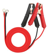 12V-24V Batteri Krokodilklämmor Bilkabelklämma 30A 14AWG, för bilbatteri och annan utrustning (1,8 m)