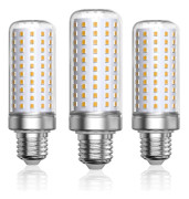 E27 LED-lampa Varmvitt Ljus 3000k, 1800lm, Motsvarande 200w Halogenlampa, Majslampa E27 LED Vardagsrum (ej dimbar, 3-pack)