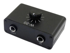 Musikinstrument Dynamisk Mikrofon Volymjustering Dämpningskontroll 1/4inTRS 6.35mm Gränssnitt Stöder Stereo Svart