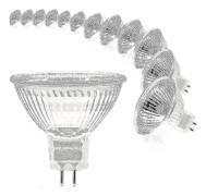 HA~Mr16 Spot Light Bulb, 12v 20w Light Bulb, Gu5.3 Light Bulb Dimmable , 2 Pin Halogen Light Bulbs Warm White 2700k, Pack Of 12 (mr16-20w-12p)-Su...